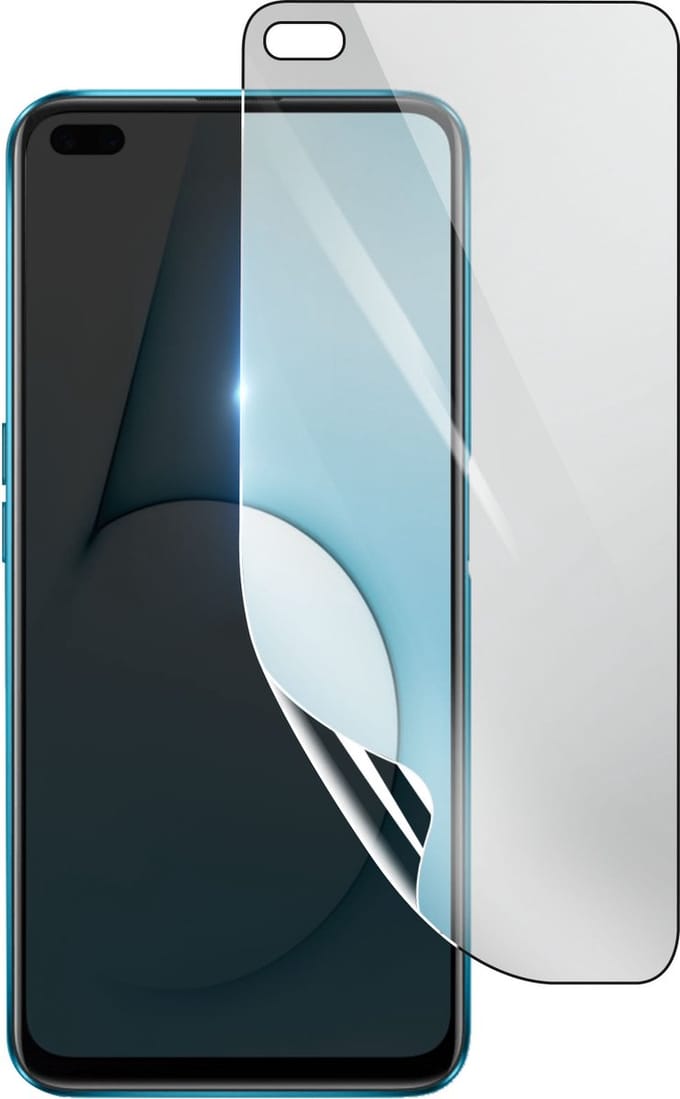 3mk, Geschikt voor Realme X50, Schokbestendige Hydrogel Screenprotector, Transparant