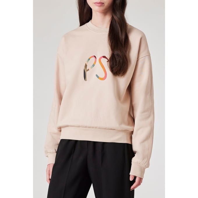 Paul Smith Womens Swirl Logo Sweatshirt Tan Taglia: S | Maglioni a maglia Outlet | Donna