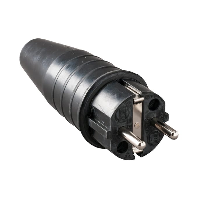 Heavy Duty Industriële Rubber Stroomstekker 16A 250V - 104446