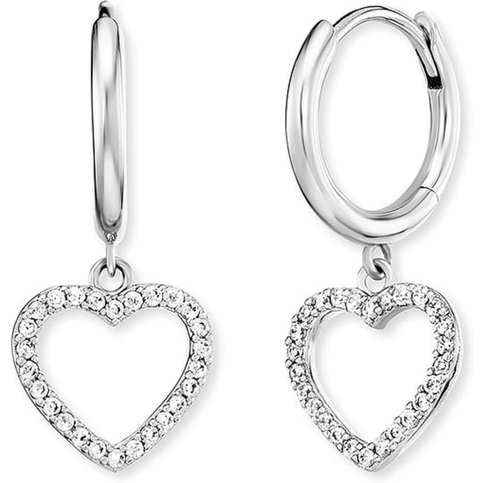 Engelsrufer Oorhangers ERE-HEARTSHINY-ZI-CR