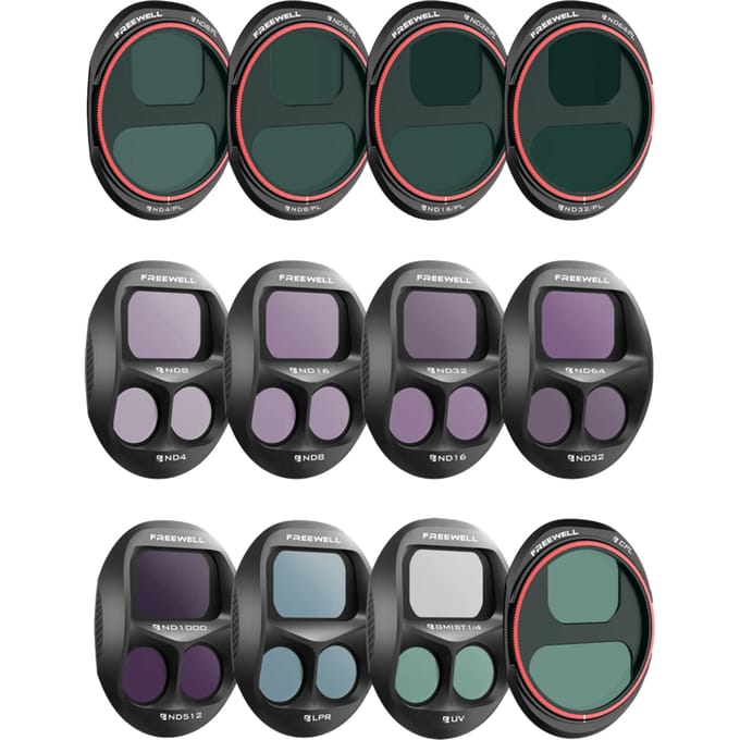 Freewell Split Filters Mega 12-delige Set voor Mavic 4 Pro