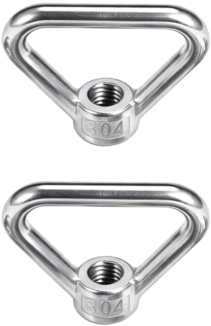 Dailygoods- Driehoekmoer Roestvrij Staal 304 - 2 Stuks M18