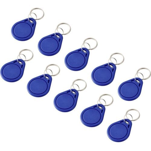 Sygonix SY-6879956 Transponder Set van 10 stuks EM-sleutelhanger 125 kHz, overschrijfbaar