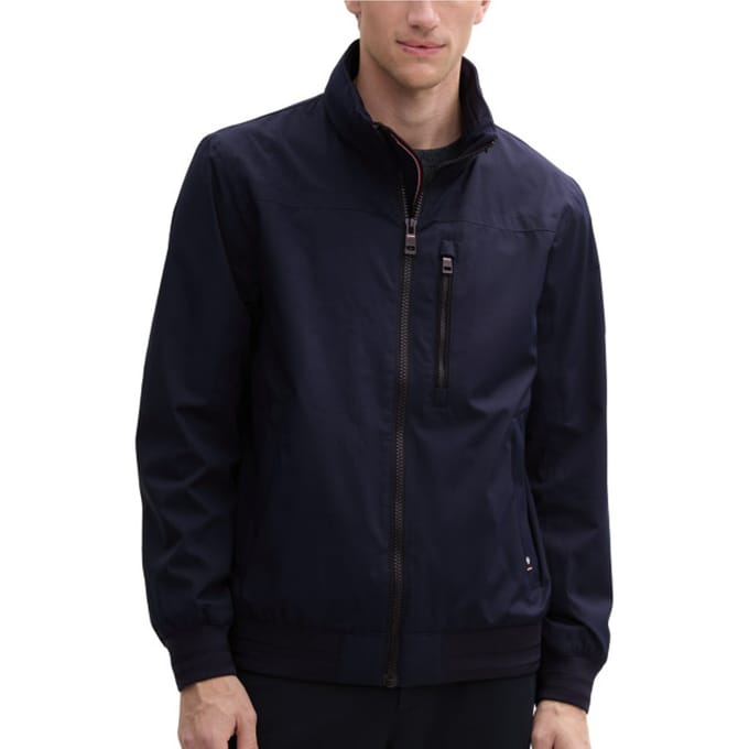 Tom Tailor - Zomerjas - Heren - 2XL-56 - Blauw - Polyester - 1044097