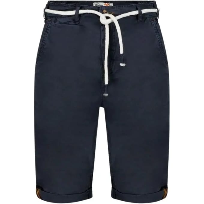 DEELUXE Effen smalle korte broekKARMA Navy