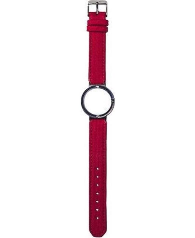 JU'STO J-WATCH bandje Canvas Red - GRANDE