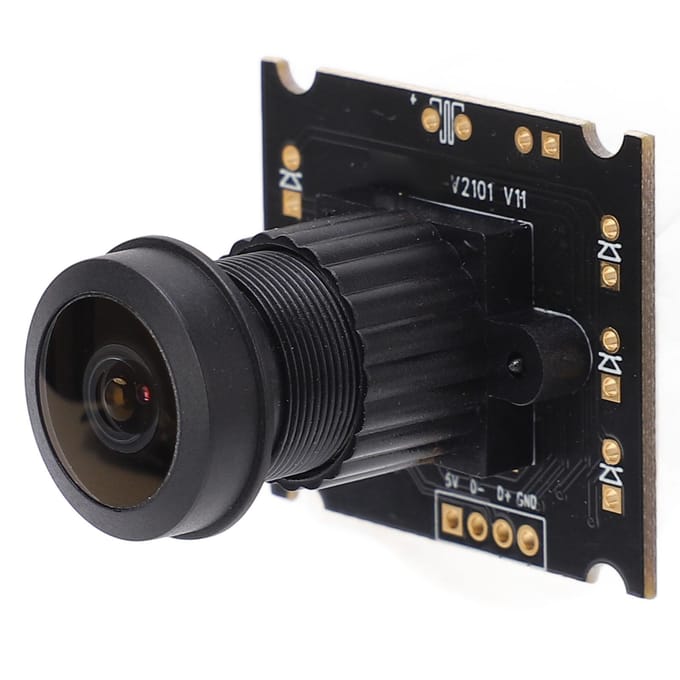 Module de caméra Noir Image plus fluide Écran Bonne compatibilité Bande passante élevée Module de caméra USB 0,3 MP black
