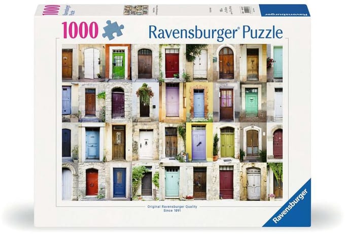 Ravensburger puzzel Beautiful Doors in the Provence - Legpuzzel - 1000 stukjes