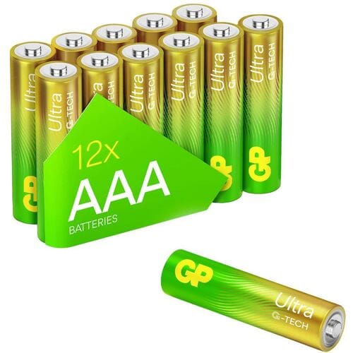 GP Ultra AAA batterij (potlood) Alkaline 1.5 V 12 stuk(s)