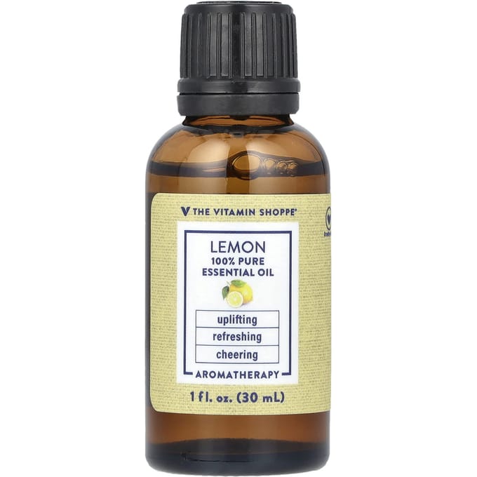 The Vitamin Shoppe, 100% Pure Essential Oil, Lemon, 1 fl oz (30 ml)