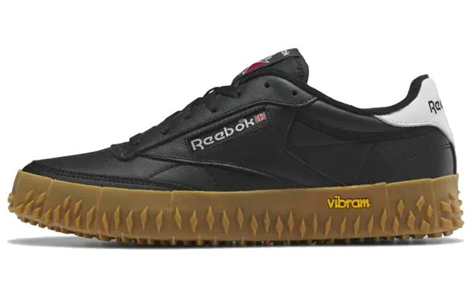 Reebok Club C Vibram 'Black Gum' 44.5 brown