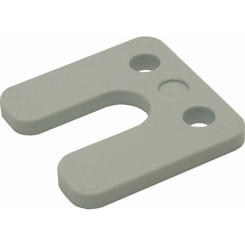 GB drukplaat met sleuf 7mm grijs (48 Stuks)