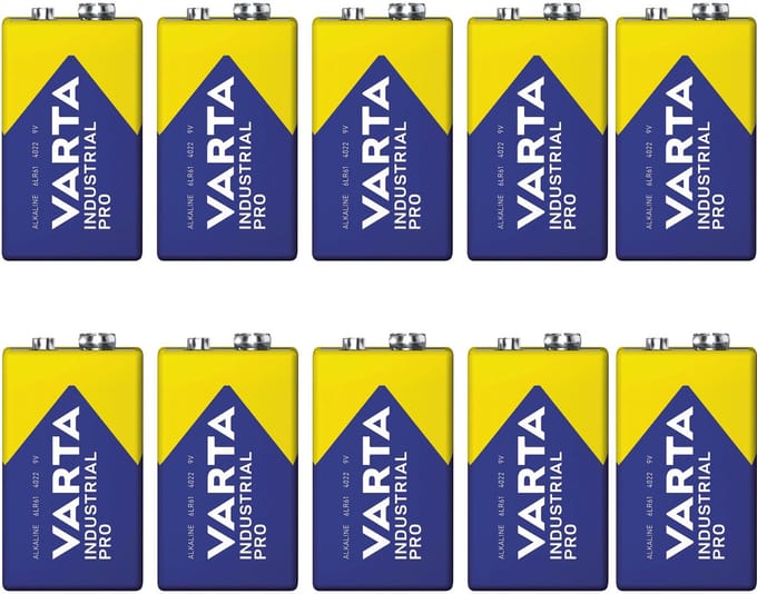 Varta - R9V R-9 6LR61 9V R-9 alkalinebatterijen - 10 stuks