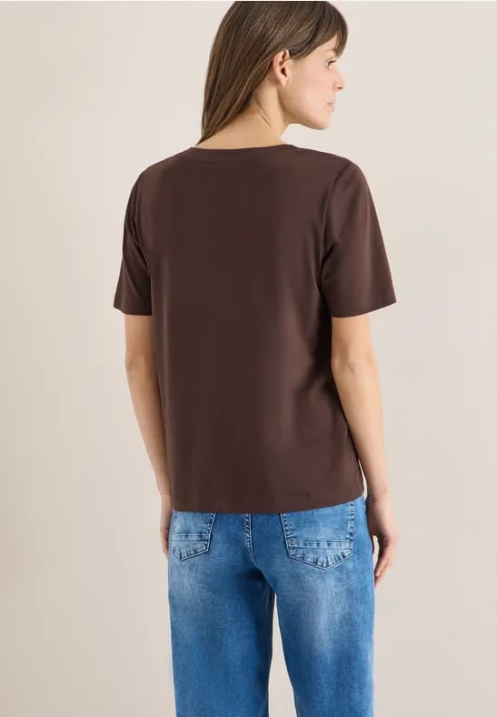 Shirt met print aan de voorkant