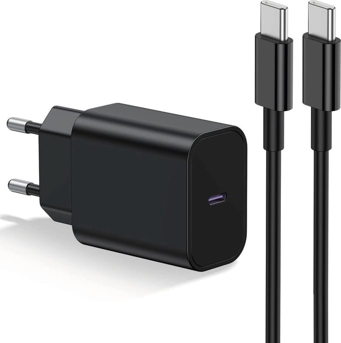 25w usb-C Snellader voor Galaxy A15, A25, A35, A55, A36 en A56 - 2 Meter - Super Fast Charging - Usb C Oplader