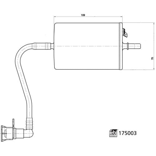 Brandstoffilter FEBI BILSTEIN 175003