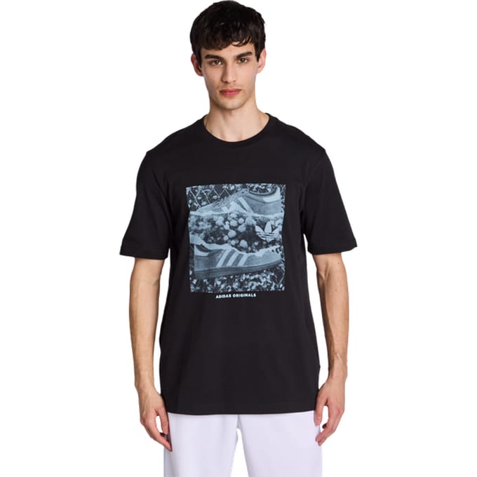 Adidas Graphics T-shirts Heren - Zwart - Maat S