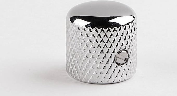 Boston KCH-210 Metalen Dome Knop - Chroom 19mm met Setschroef