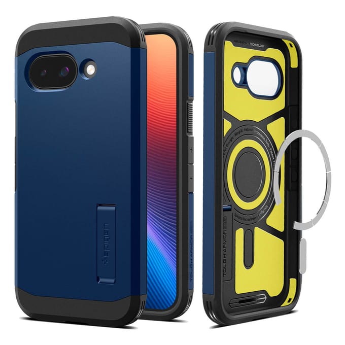 Spigen Tough Armor Backcover geschikt voor MagSafe voor de Google Pixel 9A - Navy Blue