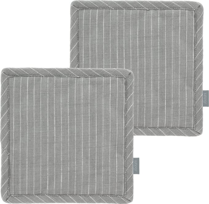 Södahl organic Line Pannenlappen 20 x 20 cm 2 stuks Stone Grey