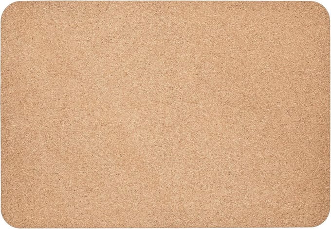 Bureauonderlegger 45x65 cm van Kurk - Vuilafstotend en Geluidsdempend