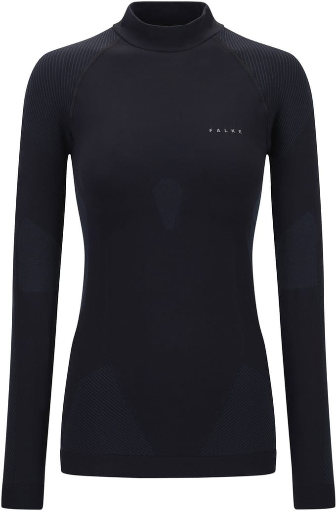 FALKE Warm Turtleneck sneldrogend functioneel functioneel shirt met lange mouwen dames zwart - maat M