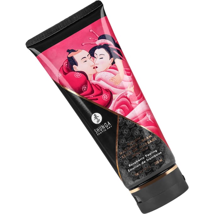 Shunga - Massage Crème - Raspberry Feeling