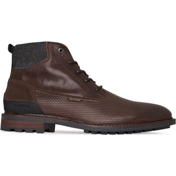 PME Legend - Heren Veterschoenen Huffster Dark Brown - Bruin - Maat 40