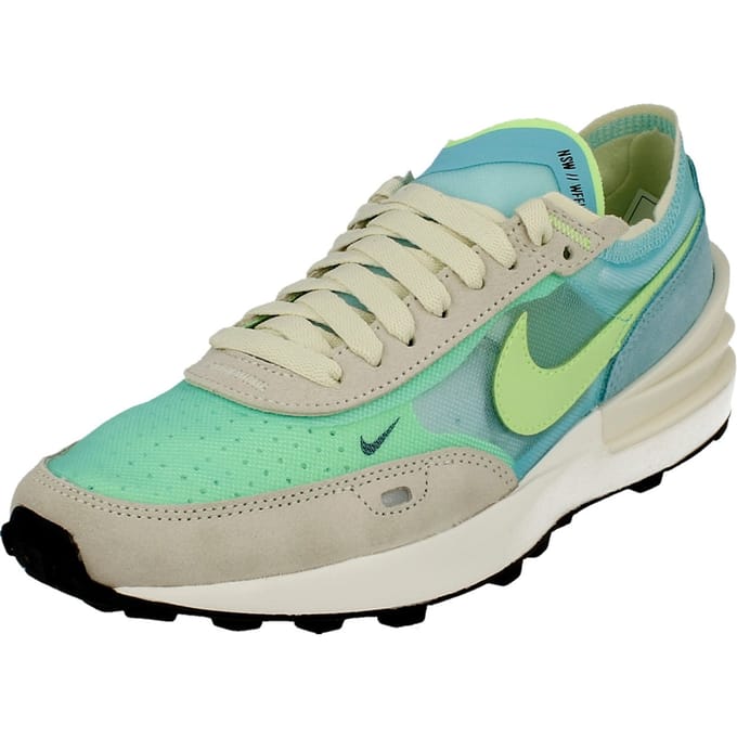 Nike Dames Waffle One Blauwe Sneakers