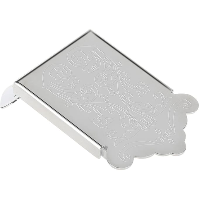 Mandoline Gitaar Staartstuk met Schroef Instrument Vervangingsaccessoire (Zilver) white