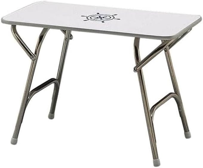 Inklapbare Tafel voor Boot en Motorhome 75x120cm Hoogte Verstelbaar