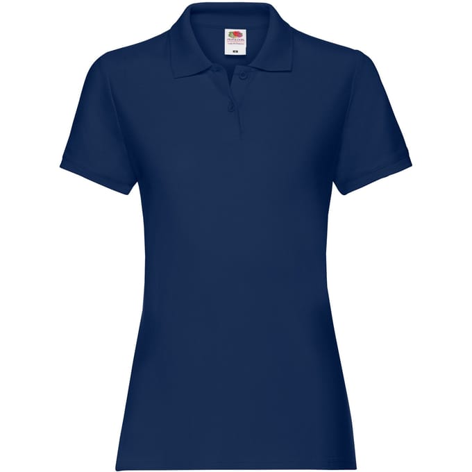 Fruit of the Loom Dames/dames Premium Poloshirt (Marine)