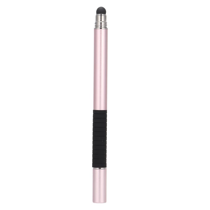 Stylet Haute Précision Haute Sensibilité Prise en Main Confortable Design en Forme de Stylo Stylet CapacitifRose noir