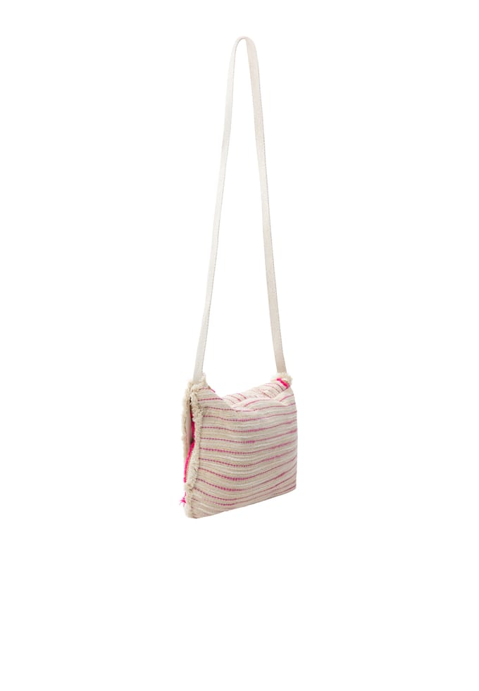 Faina schoudertas Dames beige-roze