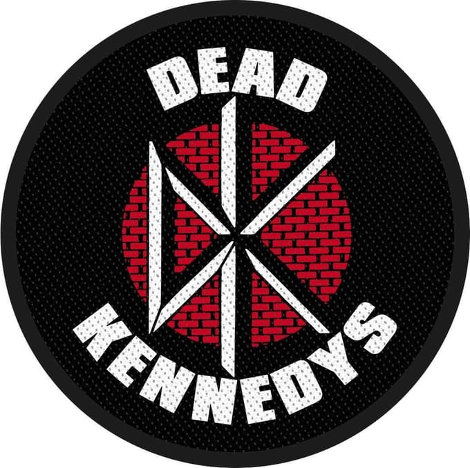 Dead Kennedys - DK Logo Patch - Zwart