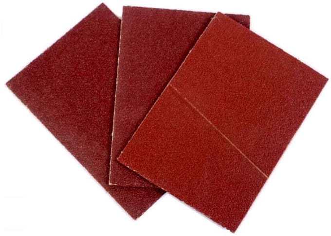 Schuurpapier voor satijnschuurrol 90 mm, set van 3