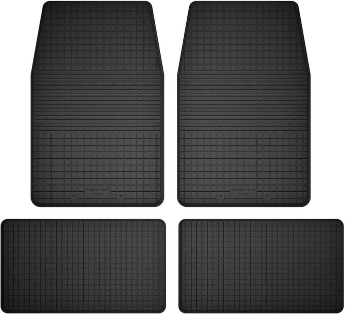 Wielganizator BasicProtect Serie - Rubber Auto Matten - 4 Stuks - Land Rover Discovery I