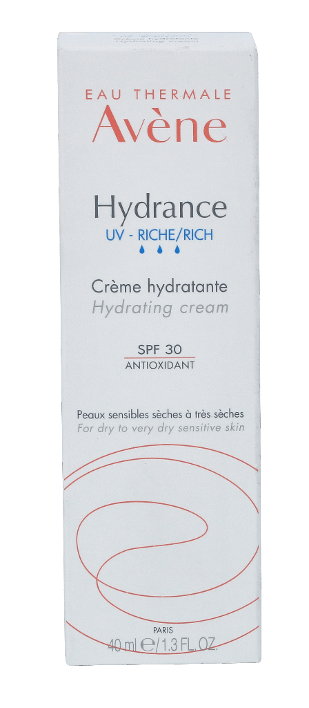 Avene Hydrance Optimale Rich Hydrating Perf SPF3040 ml.
