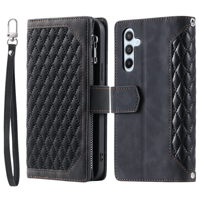 TwoTone Samsung Galaxy S24 FE Wallet Hoesje Zwart