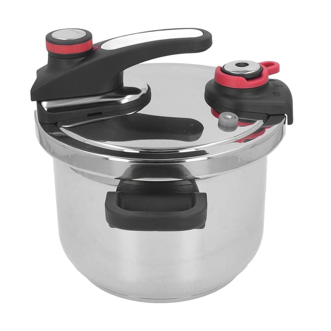 Autocuiseur électrique 6L Acier inoxydable 304 2 vitesses Cuisinière Multi-cuiseur Batterie de cuisine L white