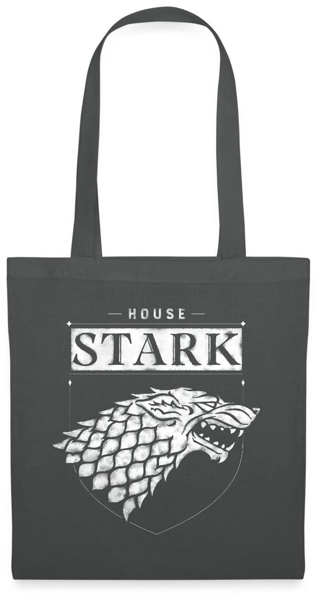 Game Of Thrones Huis Stark Wapen Schrikwolf Tas Van Stof Schoudertas