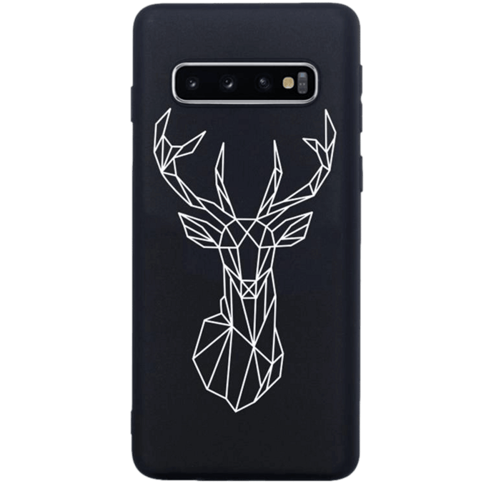 Mocaa Samsung Galaxy S10 Plus Hoesje Elk Zwart