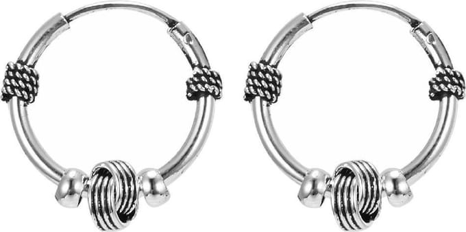Fako Bijoux® - Bali Oorringen - Malindi - 15mm - Zilverkleurig