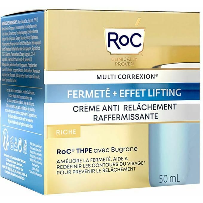RoC Multi Correxion Firm + Lift Anti-Sagging Firming Cream 50ml – Gezichtscrème voor Mannen en Vrouwen – Dagcreme & Nachtcreme – Anti Rimpel – Wallen – Moisturizer