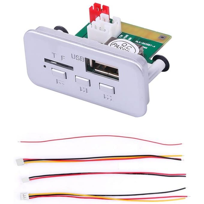 5V 12V MP3 Speler Decoder Board Auto Audio Module Draadloze FM Ontvanger Radio WMA FM TF USB 3.5mm AUX Voor Auto accessoires