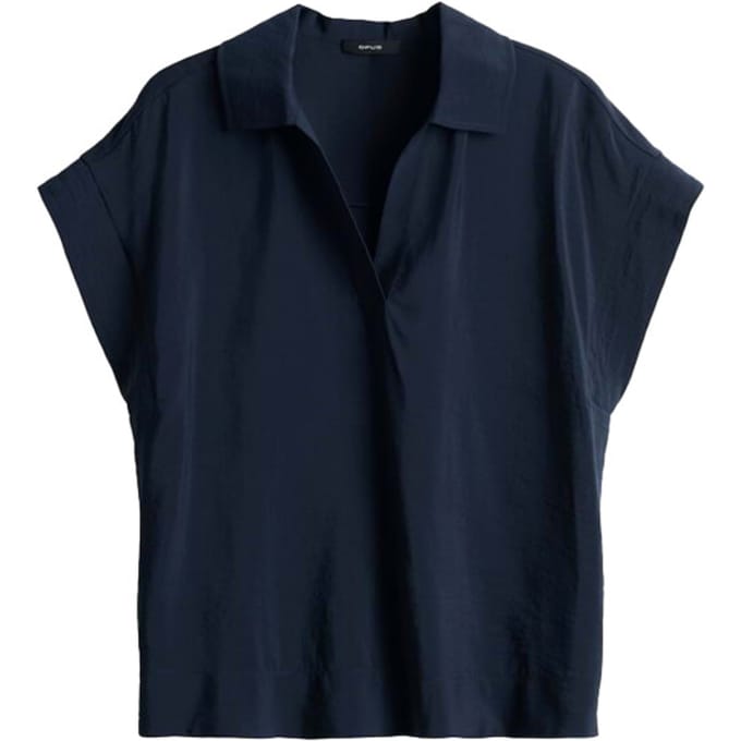 Regular fit blouse met korte mouwen van modalmix model 'Sinula'