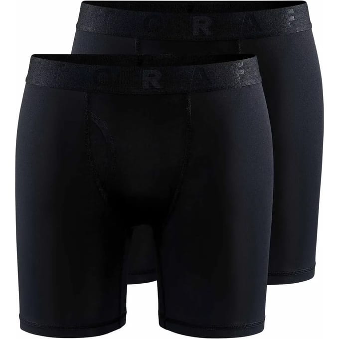 CRAFT ACTIVE BOXER 6-INCH 2-PACK Heren Sportonderbroek - Zwart
