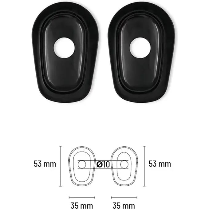 Motorfiets richtingaanwijzer adapter Taac AF02 KAWASAKI