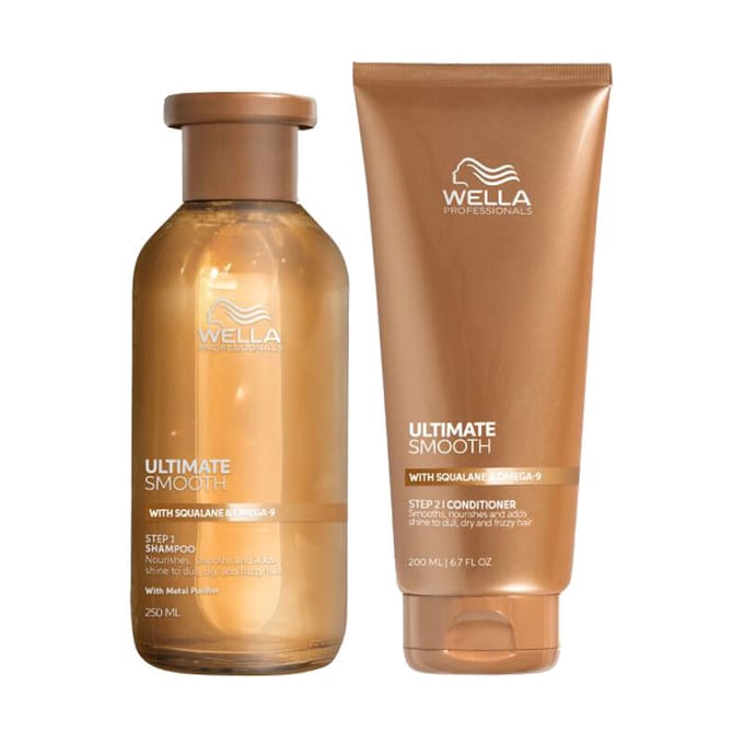 Wella Ultimate Smooth Shampoo 250ml + Conditioner 200ml