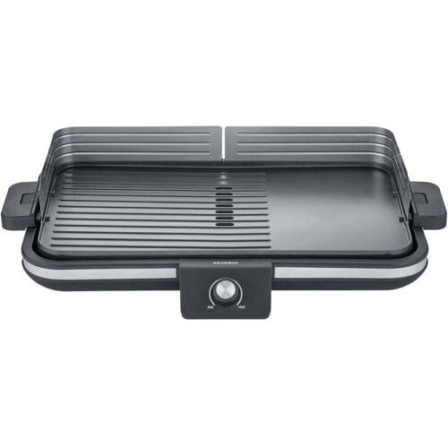Severin PG 8564, Plancha - Tafelgrill - glad en geribbeld oppervlak - binnen en buiten - 230 °C